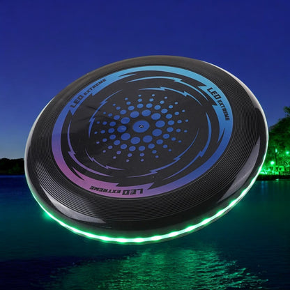 GlowFlight™ – Den lysende frisbee til sjove spil i mørket!