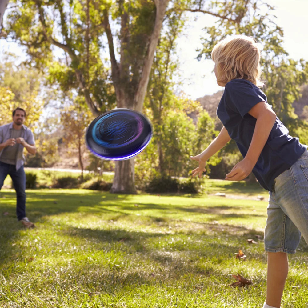 GlowFlight™ – Den lysende frisbee til sjove spil i mørket!